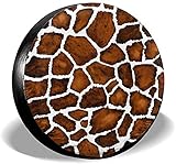 Lewiuzr Animal Giraffe Print wasserdichte Universal-Ersatzreifenabdeckung Passt für Anhänger Rv SUV Truck Camper Reiseanhänger Zubehö