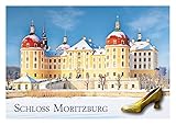 Reliefpostkarte Schloss Moritzburg im Winter - Sachsen - Holen Sie sich die Sehenswürdigkeit zum Anfassen nach H