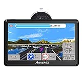 Navigation für Auto, Aonerex 7 Zoll Touchscreen GPS Navi für LKW PKW KFZ 8 GB Navigationsgerät mit Neueste UK Europa Karte Lebenslang kostenlos Kartenup