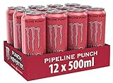 Monster Energy Pipeline Punch, 12x500 ml, Einweg-Dose, mit einem Mix aus Maracuja, Orange und G