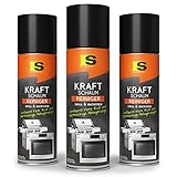 Spraytive 3 x 500ml Grill- & Backofenreiniger - Kraft-Schaum-Spray - Einfache Reinigung von Backblech, Grillrost, Topf & Co. - Grillreinig