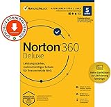 Norton 360 Deluxe 2022 | 5-Geräte | Antivirus | Unlimited Secure VPN | 1 Jahr | Passwort-Manager | PC/Mac/Android/iOS | Aktivierungscode per E