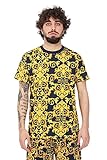 Versace Jeans Couture Tiki T-Shirts & Poloshirts Herren Blau/Gold - XXL - T-Shirts S