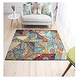 WSHFHDLC Fußmatte Teppich, Nationale europäische Stil Blume Wind Teppich Wohnzimmer Couchtisch Bett Schlafsofa k