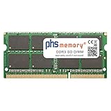 PHS-memory 8GB RAM Speicher passend für Medion Akoya E7424 (MD60150) DDR3 SO DIMM 1600MHz PC3L-12800S