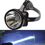 Odear Superhelle Stirnlampe, wiederaufladbarer LED-Strahler mit batteriebetriebenem Scheinwerfer für Jagd, Camping, Angeln (klein)