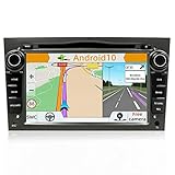 YUNTX Android 10 Autoradio für Opel Astra/Vectra/Zafira Radio mit GPS Navi Unterstützt Bluetooth | DAB+ | USB | Carplay | WiFi | 4G | MicroSD | 2 Din | 7 Zoll | Mirrorlink | RDS