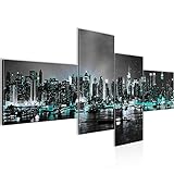 Bild XXL New York City 200 x 100 cm Kunstdruck Vlies Leinwandbild Wanddekoration Wohnzimmer Schlafzimmer 605441b