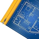 Ecom Delivery® DIN A0 Planschutztasche für Baupläne [3 Stück] | 900 x 1250mm | Plantasche | Planschutzfolie | Bauplanhülle | Baup