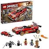 LEGO 71737 NINJAGO Legacy X-1 Ninja Superauto und Motorrad mit Cole als goldene Minifig