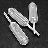 NO LOGO LSB-lab Pipette, 100 stücke 4 ml Kunststoff Squeeze Transfer Pipetten Pipette Einwegpipetten for Silikonform UV Epoxidharz Handwerk Juw