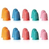 Gummifinger Fingerhut 5 Farben Fingerschut Gummi Abdeckungen für Schreiben Aufgaben Sortieren Heißkleber Zählen Sportspiele Wiederverwendbar 20 Stück