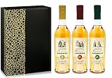 Zanin Grappa Riserva Geschenkset 3 x 0,5l 38% vol. aus Italien in Hochwertiger Geschenk Box