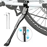 BIFY Fahrradständer aus Aluminiumlegierung für 24-28 Zoll, Rutschfester Gummiständer, höhenverstellb