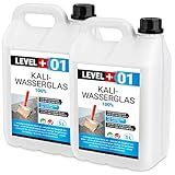 10 L Kaliwasserglas 100% Haftgrund Bindemittel Mauerabdichtung Wasserglas Wassersperre, Silikat RM01