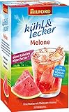 Milford kühl & lecker Melone ohne Kalorien, ohne Zucker, laktosefrei, glutenfrei, vegan, 20 Teebeutel, 50 g