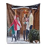 Fotodecke mit eigenen Fotos gestalten - Bedruckte Kuscheldecke - personalisiertes Fotogeschenk für Weihnachten - Decke mit Collage (1 Photo, 200 x 150 cm)