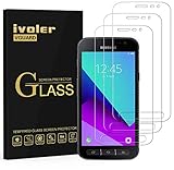 [3 Stücke] VGUARD Panzerglas Schutzfolie für Samsung Galaxy Xcover 4S / Samsung Galaxy Xcover 4, Panzerglasfolie Folie Displayschutzfolie Hartglas Gehärtetem Glas DisplayPanzerglas Display