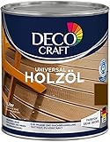 Deco Craft Holzöl Pflegeöl Öl für Holz für Außenbereich (Dunkel)