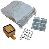 12 Staubsaugerbeutel 5 lagig Premium Microvlies Allergiker geeignet 1 Hygienefilter 1 Motorschutzfilter 12 x Duft passend für Vorwerk Kobold 135 136 135SC VK135 VK136 FP135 FP136 FP135 SC …