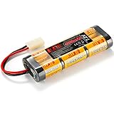 BAKTH 4500mAh 7.2V NiMH RC Akku Racing Pack für Modellbau Autos, Flugzeug, Roboter (Spielzeug/Toy), Hochleistungs RC Akkupack + Untersetzer als Geschenk