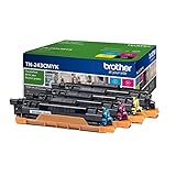 Brother TN-243CMYK Original Tonerkartusche Druckt bis zu 1000 Seiten, cyan, magenta, gelb und schw