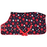 Epplejeck Abschwitzdecke Stars 145 cm - Dunkelblau - 145