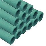 AWM Trampolin Schaumstoffpolster grün, Schaumstoff Schaumstoffrohre Stangenschutz - Set (12x 940mm)