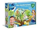 Clementoni 59237 Galileo Lab – Bio-Gewächshaus, Garten-Set aus 100 % recyceltem Material, Pflanzkasten mit Samen & Werkzeugen, Biologie Spiel für Kinder ab 8 Jahren, ideal zu W