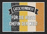 Gutscheinbuch für die beste Chefin der Welt: Geschenkbuch zum selbst Ausfüllen von 15 blanko Gutscheinen als ideales Geschenk. Glückwunsch für die aller beste Chefin der E