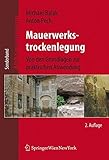 Mauerwerkstrockenlegung: Von den Grundlagen zur praktischen Anwendung (Altbausanierung, Band 1)