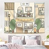 YYRAIN Einfache Stilvolle Atmosphäre Zuhause Wohnzimmer Schlafzimmer Wandbehang Zimmer Wand Hintergrund Tuch Bankett Dekoration Hängetuch Multifunktionale Tischdecke 59x39 Inch{W150xH100cm}