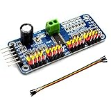 Newhail PCA9685 16 Kanal PWM Servomotor Treiber, PCA9685 IIC Modul 12-Bit für Arduino Robot and Raspberry p