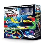 BCdirekt Car Track Magic Tracks Starter Set | Racing car Toy for Children from 3 Years Old Fluorescent | Magic Tracks car | with self Moving