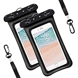 2 Stück wasserdichte Smartphone-Tasche 7.0 Zoll IPX8 Unterwassertasche wasserdicht Handy Dry T