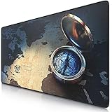 CSL - XXL Mauspad Gaming 900x400 mm - XXL Mousepad groß mit Motiv - Tischunterlage Large Size - verbessert Präzision und Geschwindigkeit - auch für Roccat Razer Logitech Maus und Tastatur - Komp