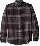 Van Heusen Herren Big and Tall Flex Long Sleeve Plaid SIRT Button Down Hemd, Weinprobe, XX-Large H