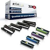 4x Print-Klex Toner und Trommel kompatibel für Brother TN243+TN247 DR243CL MFC-L 3700 Series MFC-L 3710 CW MFC-L 3730 CDN MFC-L 3740 CDN MFC-L 3750 CDW MFC-L 3770 CDW TN 243 TN 247 DR 243CL - O