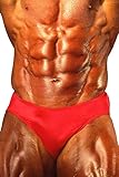 Andreas Cahling Bodybuilding Physique Classic Posieren Badehose - Rot - X-Larg