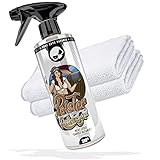 Nuke Guys Leder- und Polsterreinigungs Set- Polsterreiniger 500 ml + 2X Mikrofasertuch- ideal für Autositze, Polster, Leder, Teppiche, S