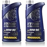 QR-Parts Set 85447914 MN8106-1 2L Original MANNOL Hypoid Getriebeöl 80W-90 API GL 4/GL 5 LS