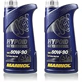 QR-Parts Set 85447914 MN8106-1 2L Original MANNOL Hypoid Getriebeöl 80W-90 API GL 4/GL 5 LS