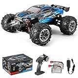 YONCHER YC100 RC Ferngesteuertes Auto, 1/20 4WD RC Elektrisches Auto, Geländewagen mit 30+ km/h, Hochgeschwindigkeits Offroad Elektro Crawler mit 2 Akkus für Erw