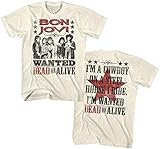 Bon Jovi - - Männer tot oder lebendig X2 T-Shirt, Medium, N