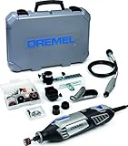 Dremel 4000 Multifunktionswerkzeug 175W, Set mit 65 Zubehörteilen, 4 Vorsatzgeräten, Variable Drehzahl 5.000-35.000 U/min zum Schneiden, Schnitzen, Bohren, Gravieren, S