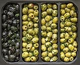Madrid Antipasti - marinierte Oliven ohne Stein - 1600g - Verschiedene Gemüse Sorten - Tom Antip