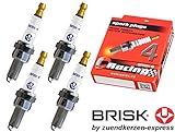 Brisk – Silber Racing rr15ys-1 1723 Zündkerzen LPG CNG Autogas, 4 Stück