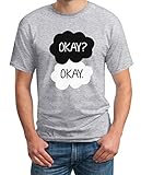 Okay? Okay Grau XXL T-Shirt - Schicksal Mieser Verräter Mode Fault Our TFIOS S