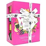 DEU English Tea Shop Assortimento di Tè e Tisane ai Sapori Classici in Cofanetto Regalo - 1 x 12 Piramidi di Tè (24 Grammi)