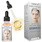 Anti-aging serum, Six peptides serum, Hyaluronsäure serum, Anti falten serum, Gesichts serum, Serum reich an Hexapeptid, Zum glätten feiner Linien und falten, für alle Hauttypen, 30